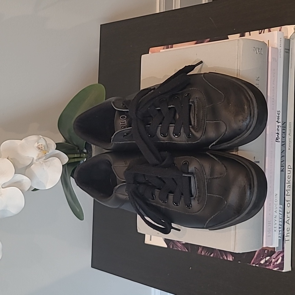 Polo by Ralph Lauren Black Leather Shoes. Size 11